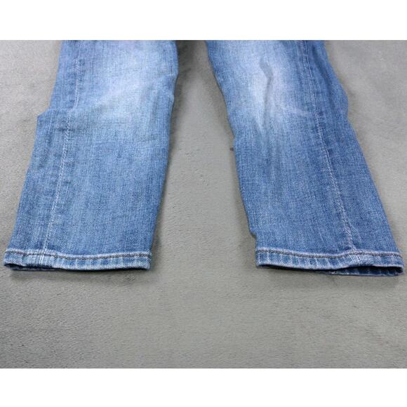 GAP Denim Toddler Jeans 4 Years Slim Fit Pull-On Knit Waist Blue Boys Girls - Picture 4 of 10
